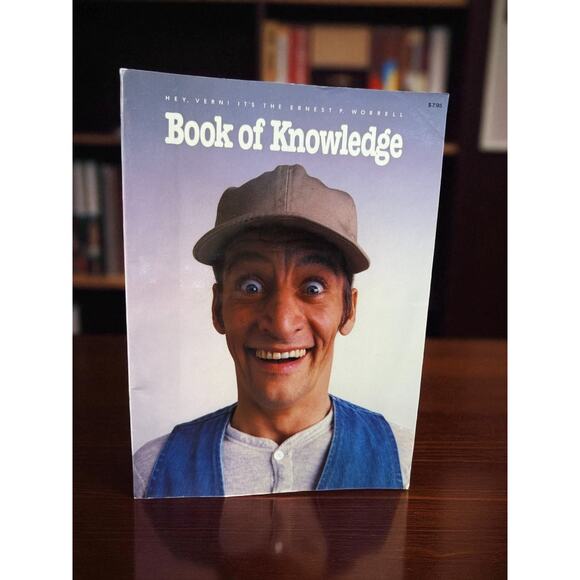 1985 Ernest P. Worrell Book of Knowledge Jim Varney Comedy Humor Vintage - Picture 1 of 7
